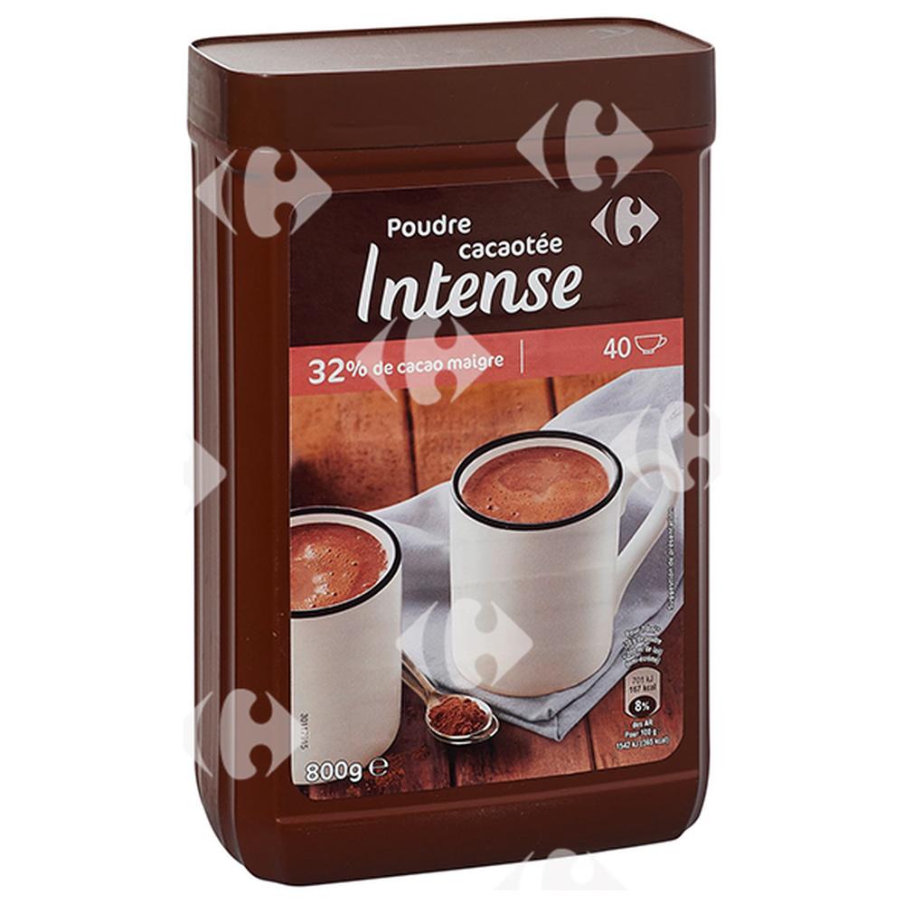 Chocolat en Poudre Intense Cacao 32% Carrefour 800g