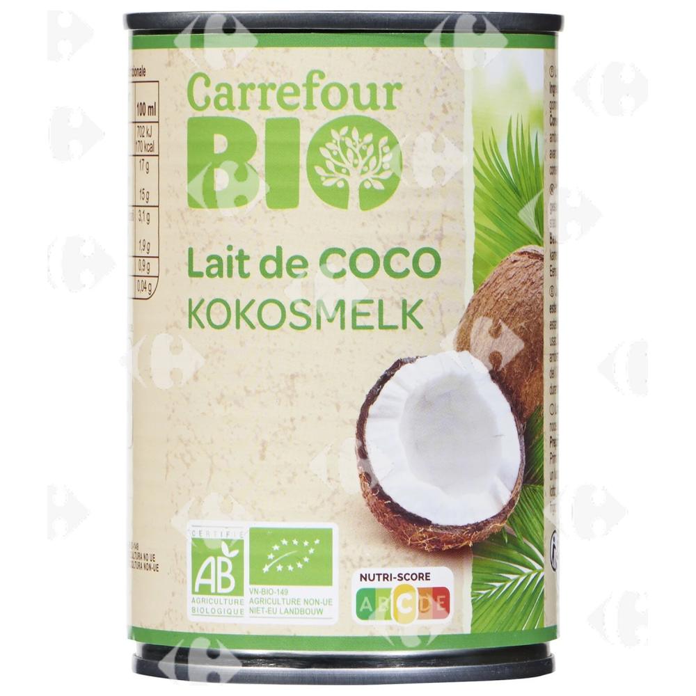Lait de Coco Bio Carrefour Bio 400ml