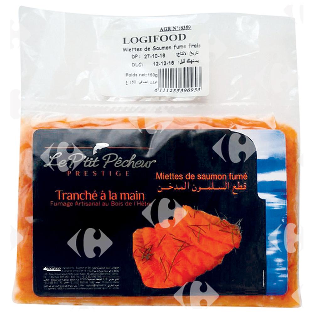 Miettes de Saumon Fumé Le P'tit Pêcheur 150g