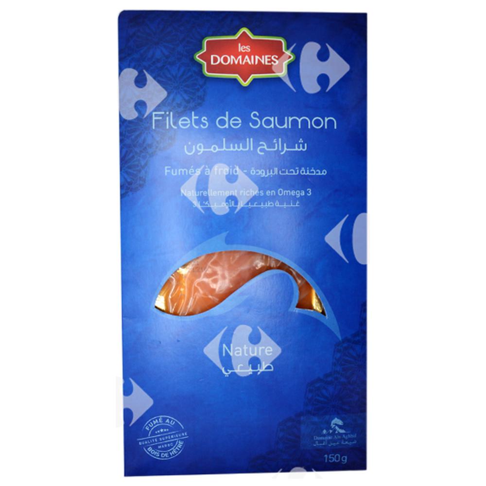 [228850] Saumon Fumé à Froid Les Domaines 150g