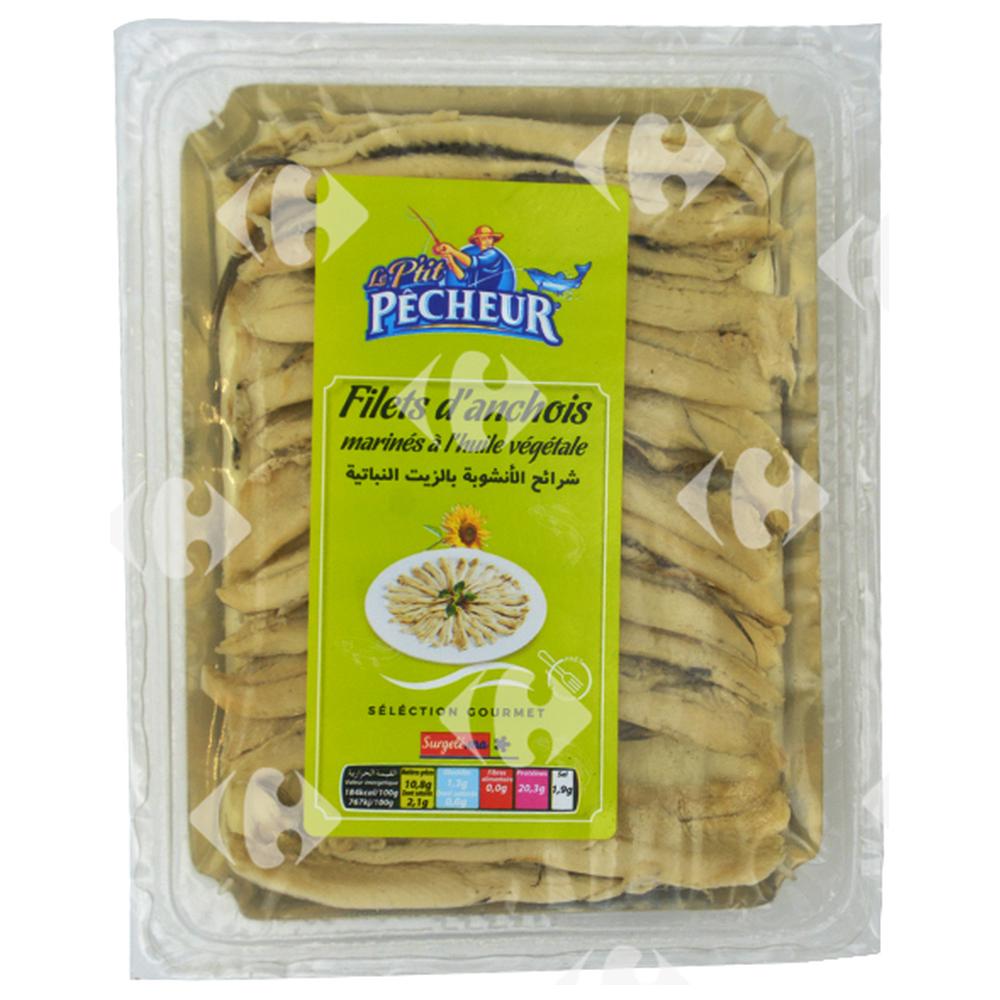 Anchois à l'Huile Le P'tit Pêcheur 180g