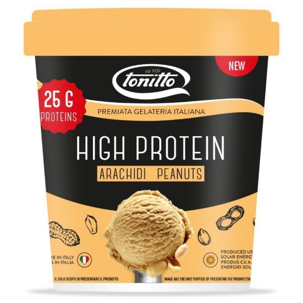 Pot Glace Protéine Cacahuètes Grillées Tonitto 470ml