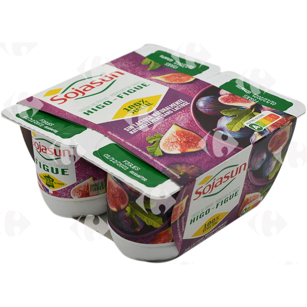 Dessert Végétal aux Figues Sojasun 4x100g