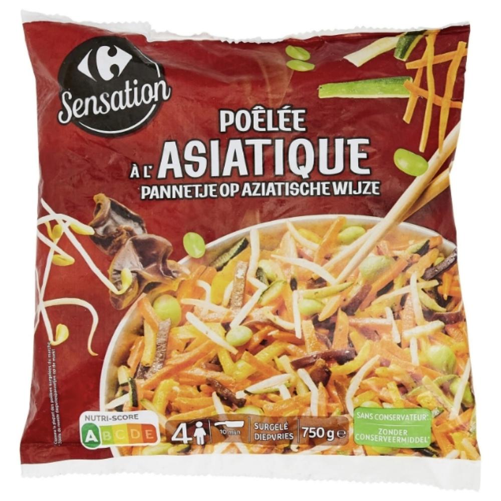 [702586] Mélange de Légumes à L'Asiatique Carrefour Sensation 750g.