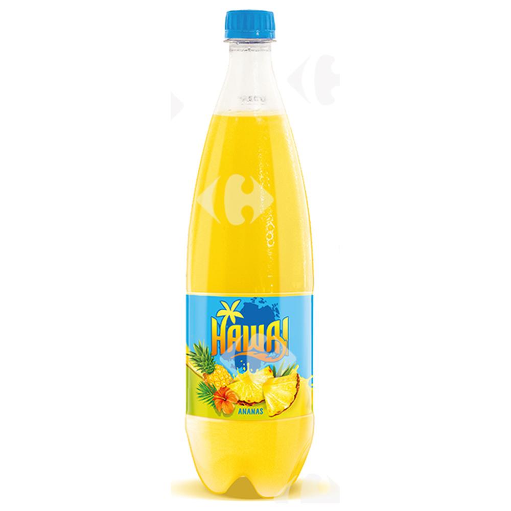[632955] Boisson gazeuse Hawai ananas bouteille 1L.