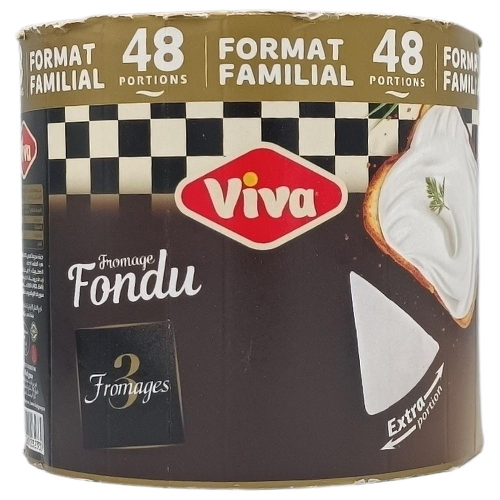 [714000] Fromage Fondue Triangle 3 Fromages Viva 48 pièces