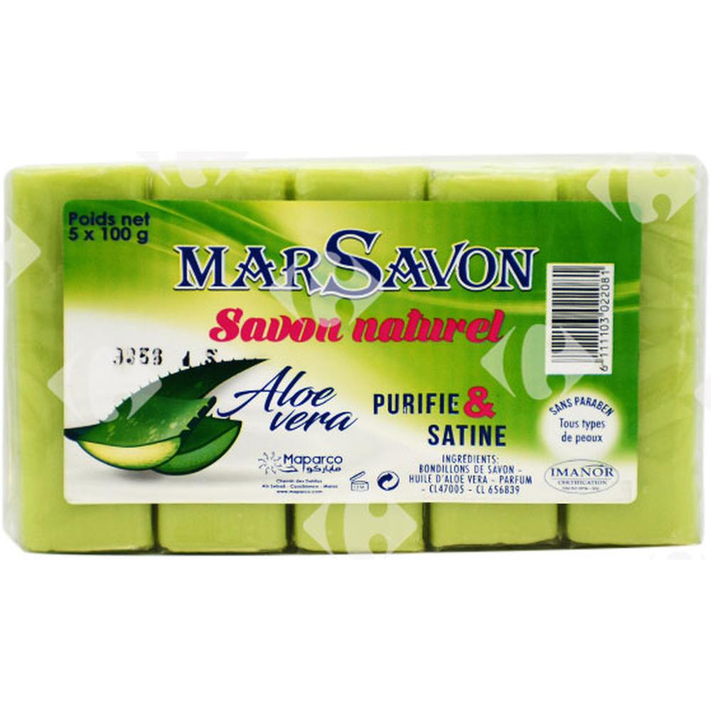Savon Dur Aloe Vera Marsavon 5x100g