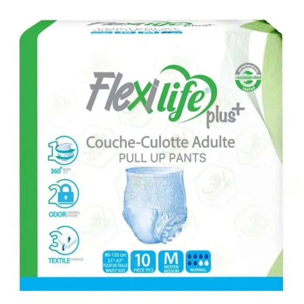 [690364] Flexilife Culotte Adulte Medium 10 Pièces