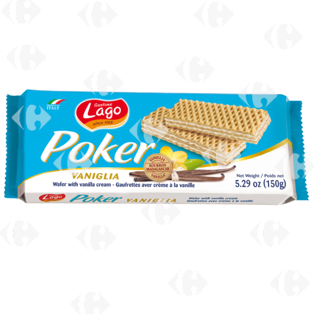 Gaufrettes Vanille Poker 150g