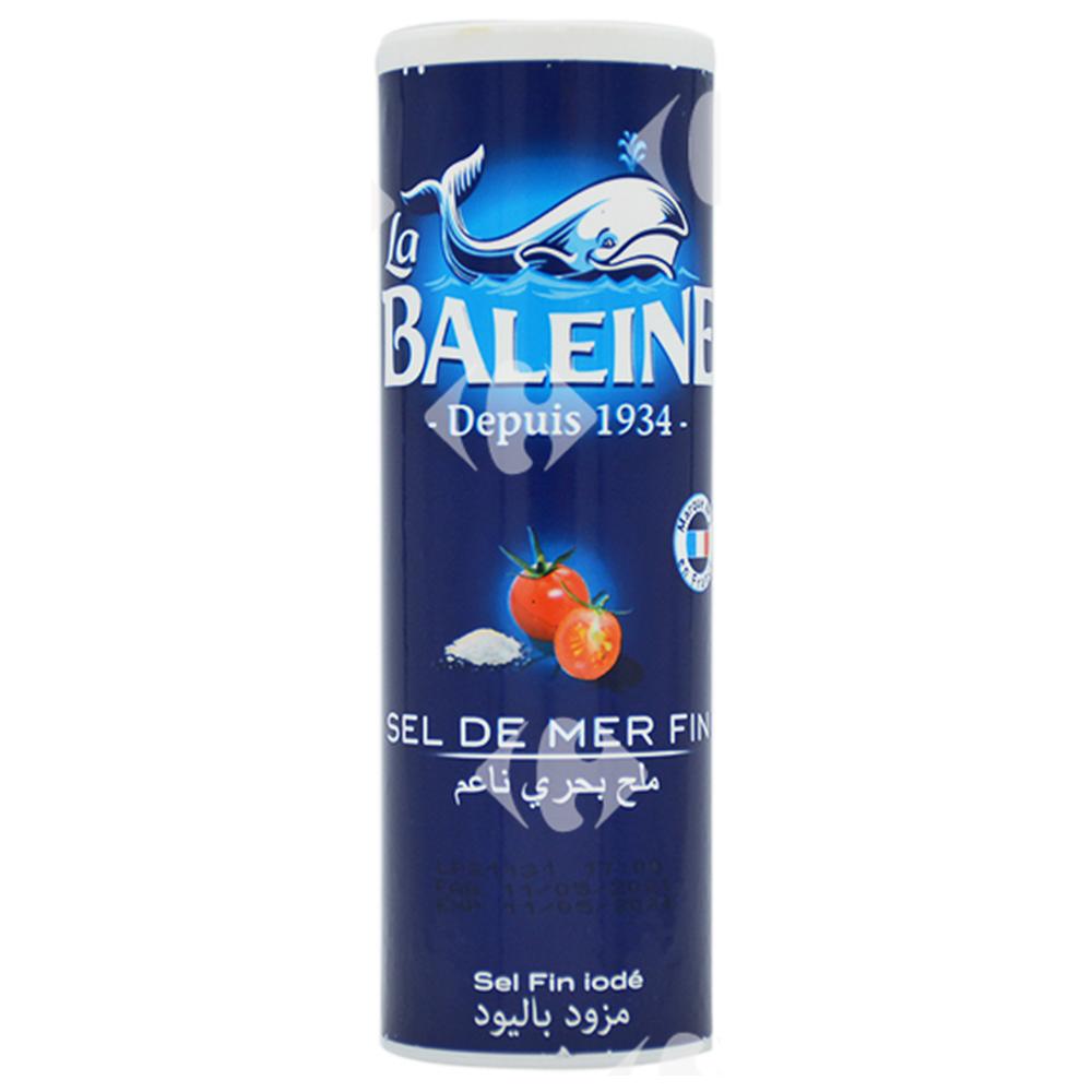 [552584] Sel de Mer Fin en Boîte Verseuse La Baleine 250g