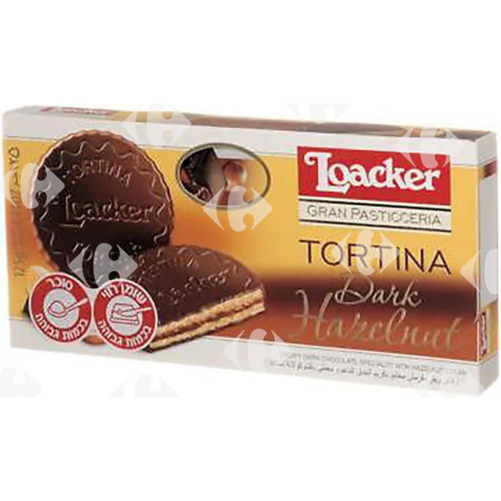 Gaufrettes Chocolat Noir Tortina Loacker 125g
