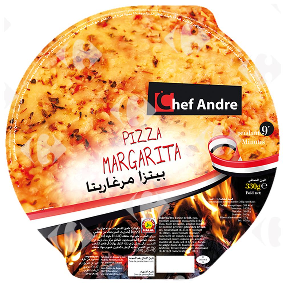 [535956] Pizza Margherita Chef Andrew 330g