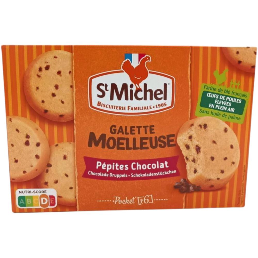 Galette Moelleuse Pépites Chocolat St Michel 180g.