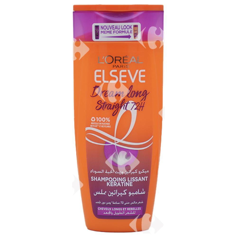 Shampooing Dream Long Straight 72h Lissant Kératine Elsève 200ml
