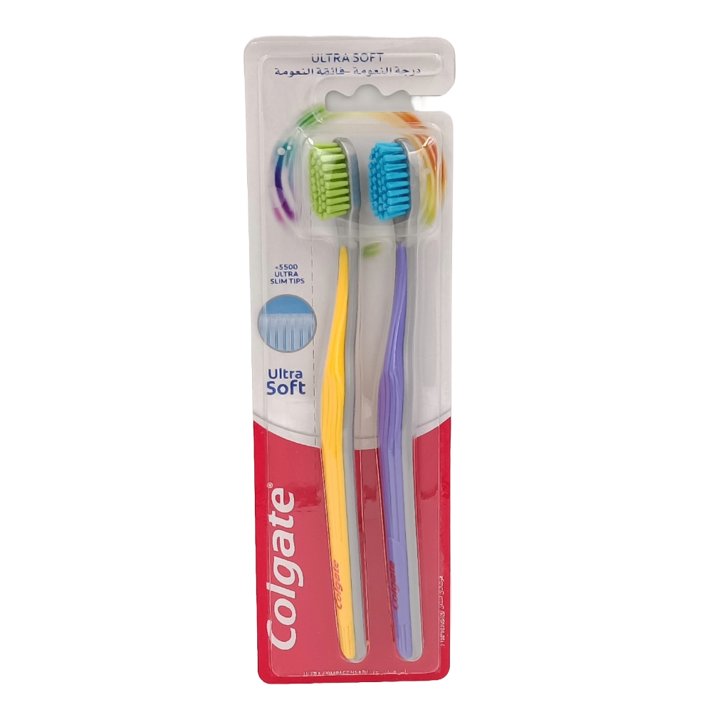 Brosse à Dents Ultra Soft Colgate 2 unités