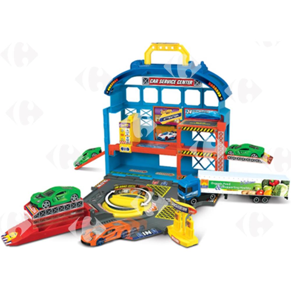 Car Service Center Speed​​​-Track avec 3 véhicules