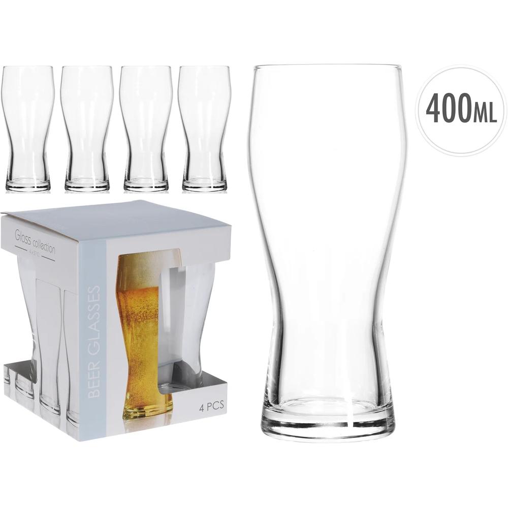 Verres à Bière 400ml 4 unités