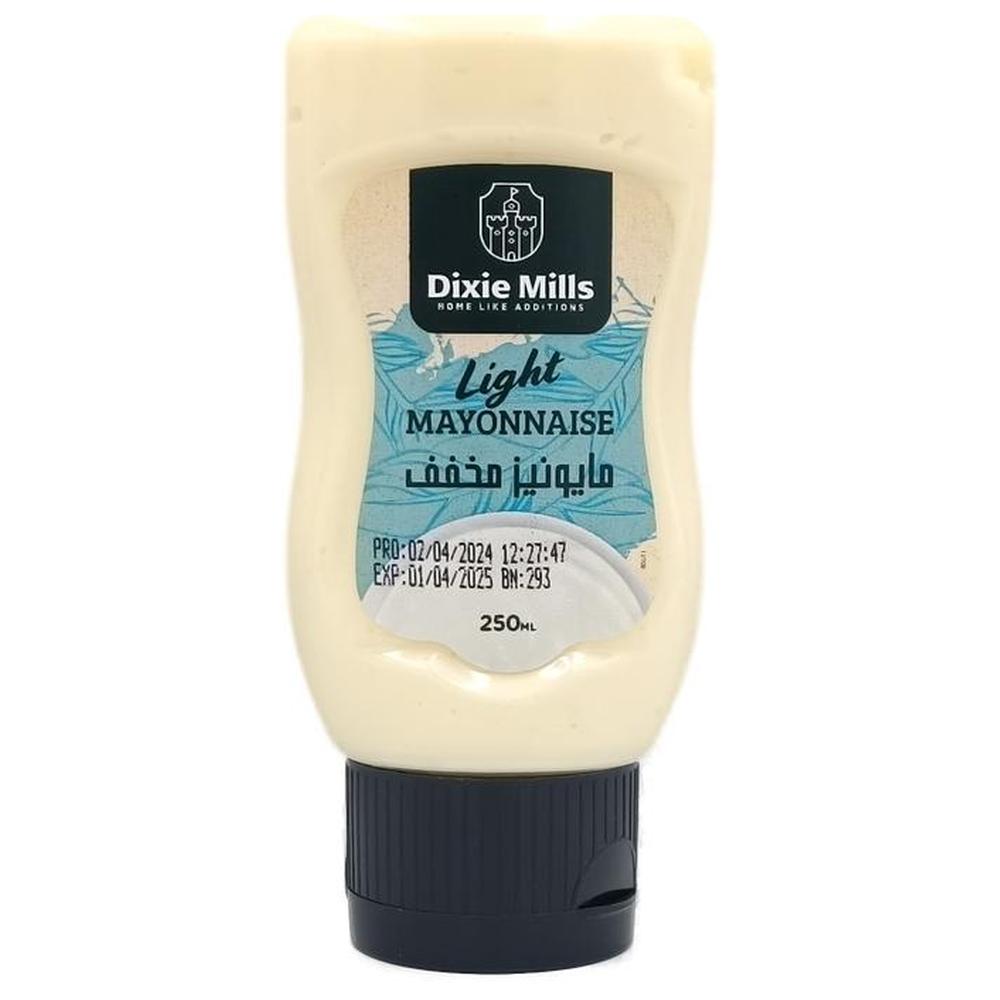 Mayonnaise Light Squeeze Dixie 250ml
