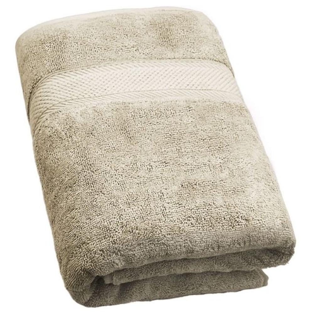 [727322] Drap de Bain Bio en Kaki Tex Home 100x150 cm