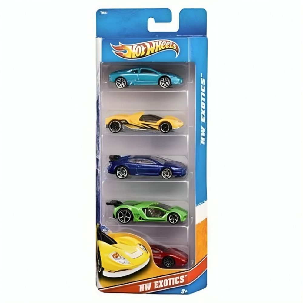 Rencontre de Voitures Hot Wheels Pack de 5