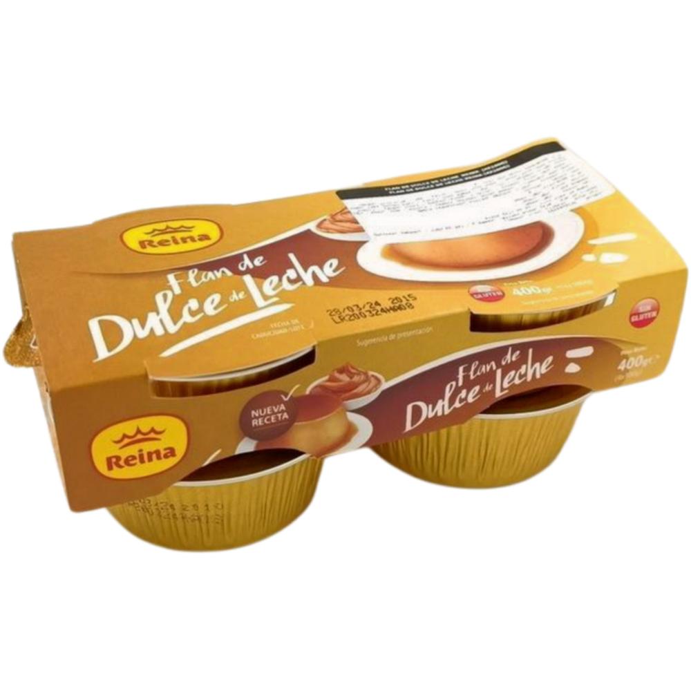 Flan Dulce De Leche Reina 100g 4 unités.