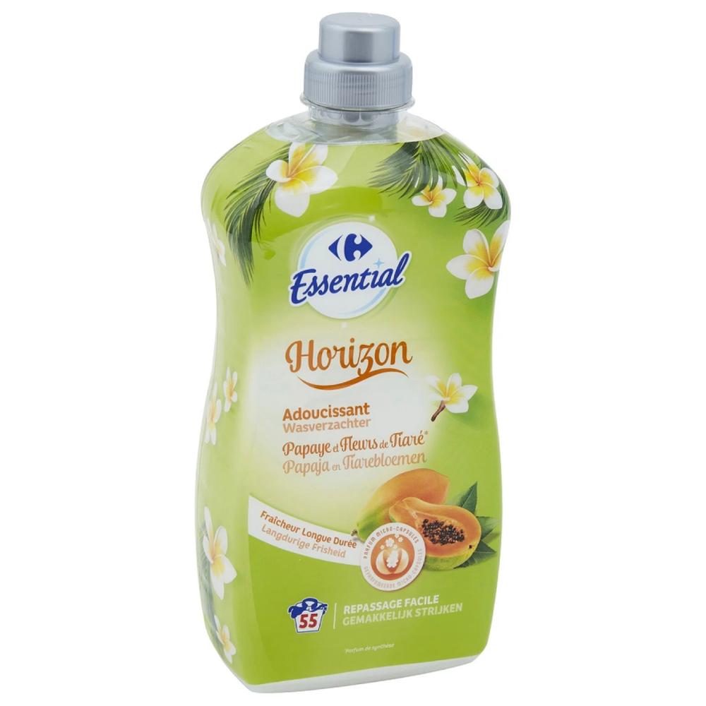 [633126] Adoucissant Papaye et Fleurs de Tiaré Carrefour Essential 1,5L