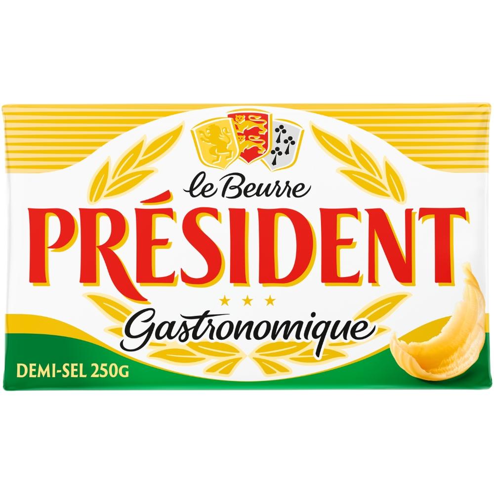 [12633] Beurre Demi Sel Plaquette Président 250g
