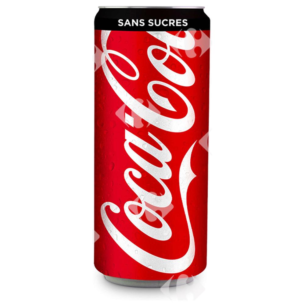 [640063] Boisson gazeuse Coca-Cola Zero canette 25cl.