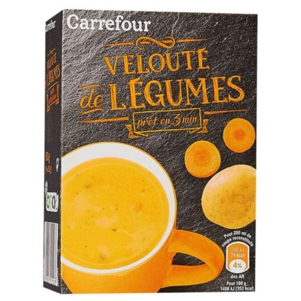 Soupe Déshydratée aux Légumes Carrefour Cdm 4x20g