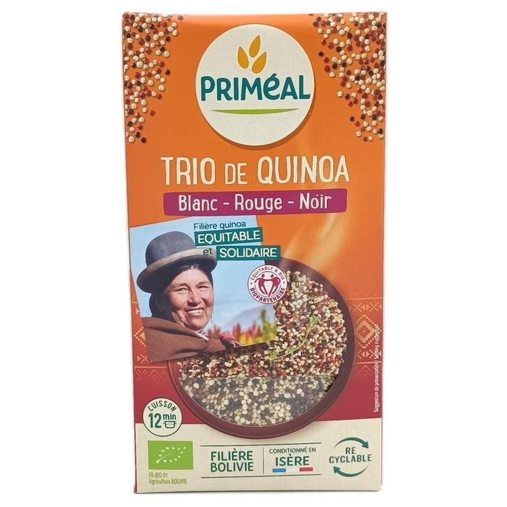 Paquet Trio de Quinoa Priméal 500g.