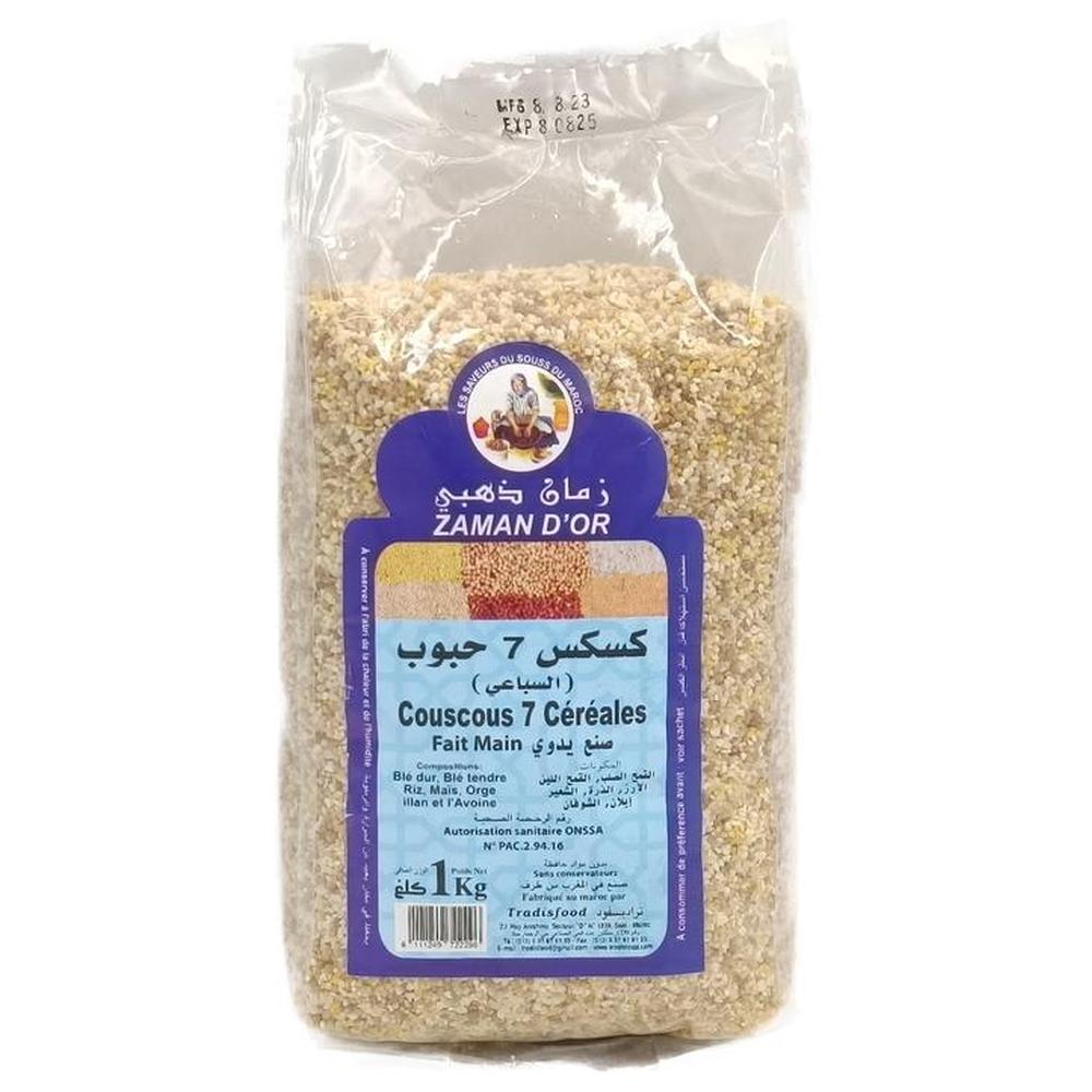 [537626] Couscous 7 Céréales Zaman d'Or  1kg.