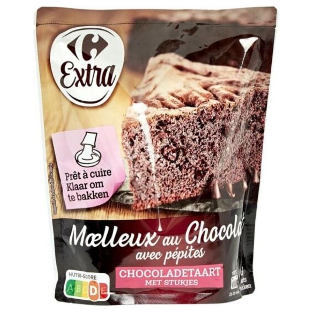Préparation Gâteau Moelleux Chocolat Pépites Carrefour Extra 500g