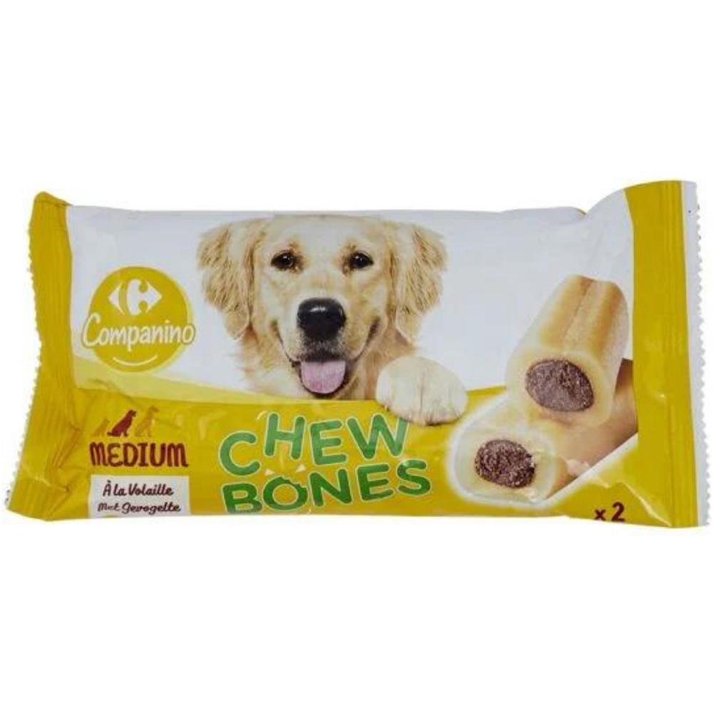 Récompense pour Chien Medium Volaille Carrefour Companino 200g