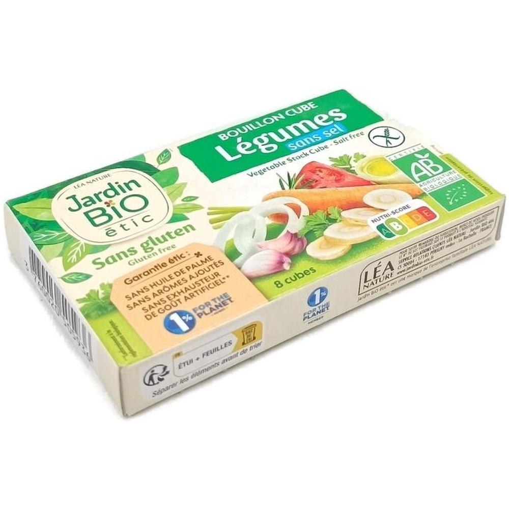 [696825] Bouillon en Cube de Légumes Sans Sel Jardin Bio 72g.