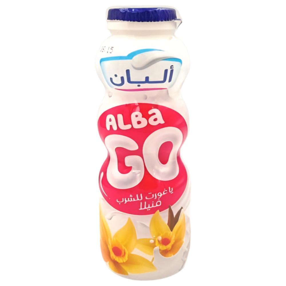 Yaourt à boire Vanille Bouteille Albane Go 170g.