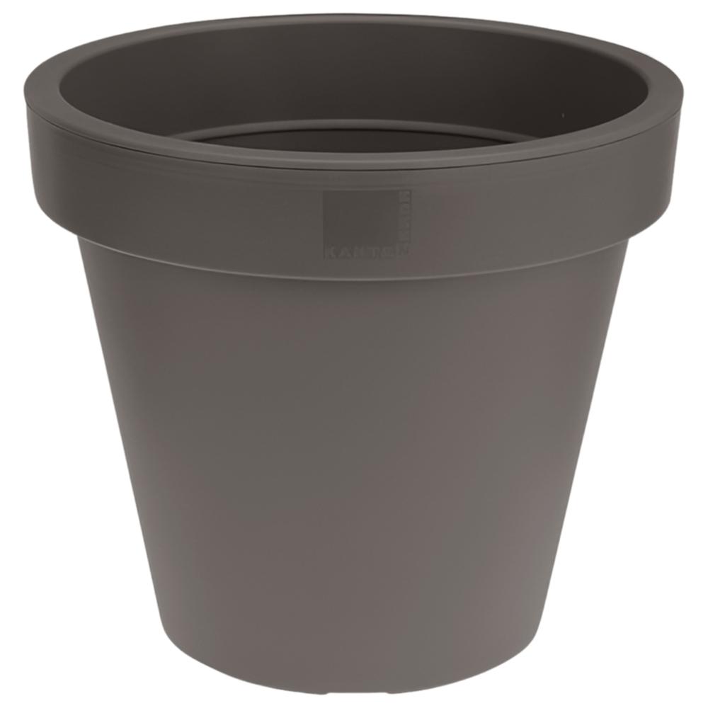 Pot Rond Gris 40cm.