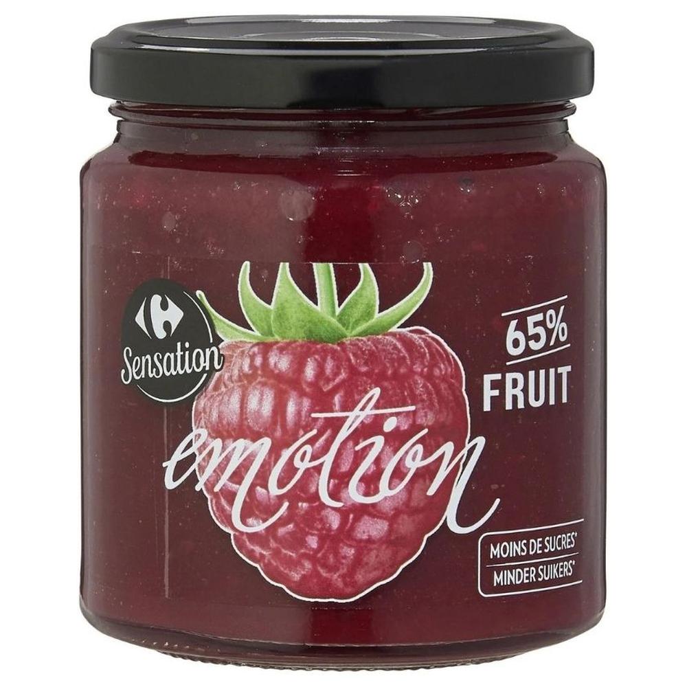 Confiture Framboise Carrefour Sensation 330g