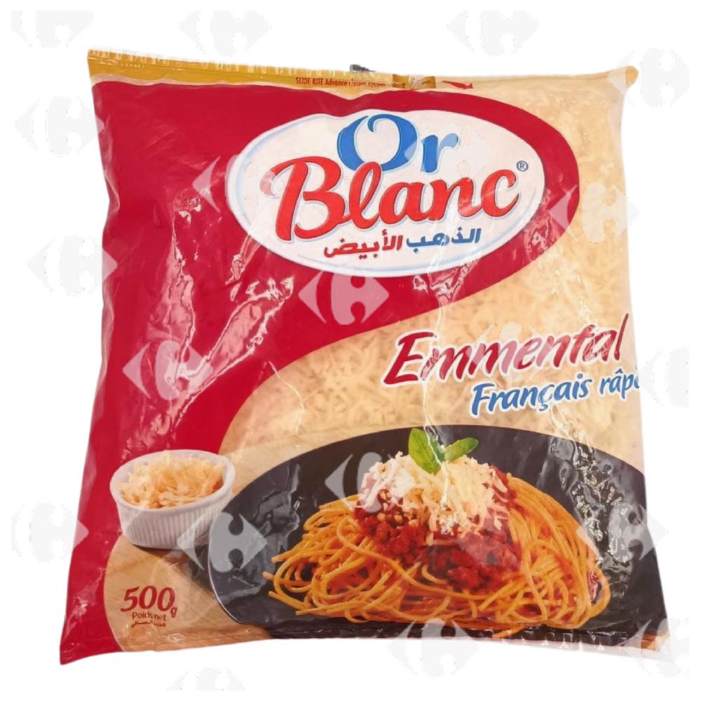 Emmental Râpé Or Blanc 500g.