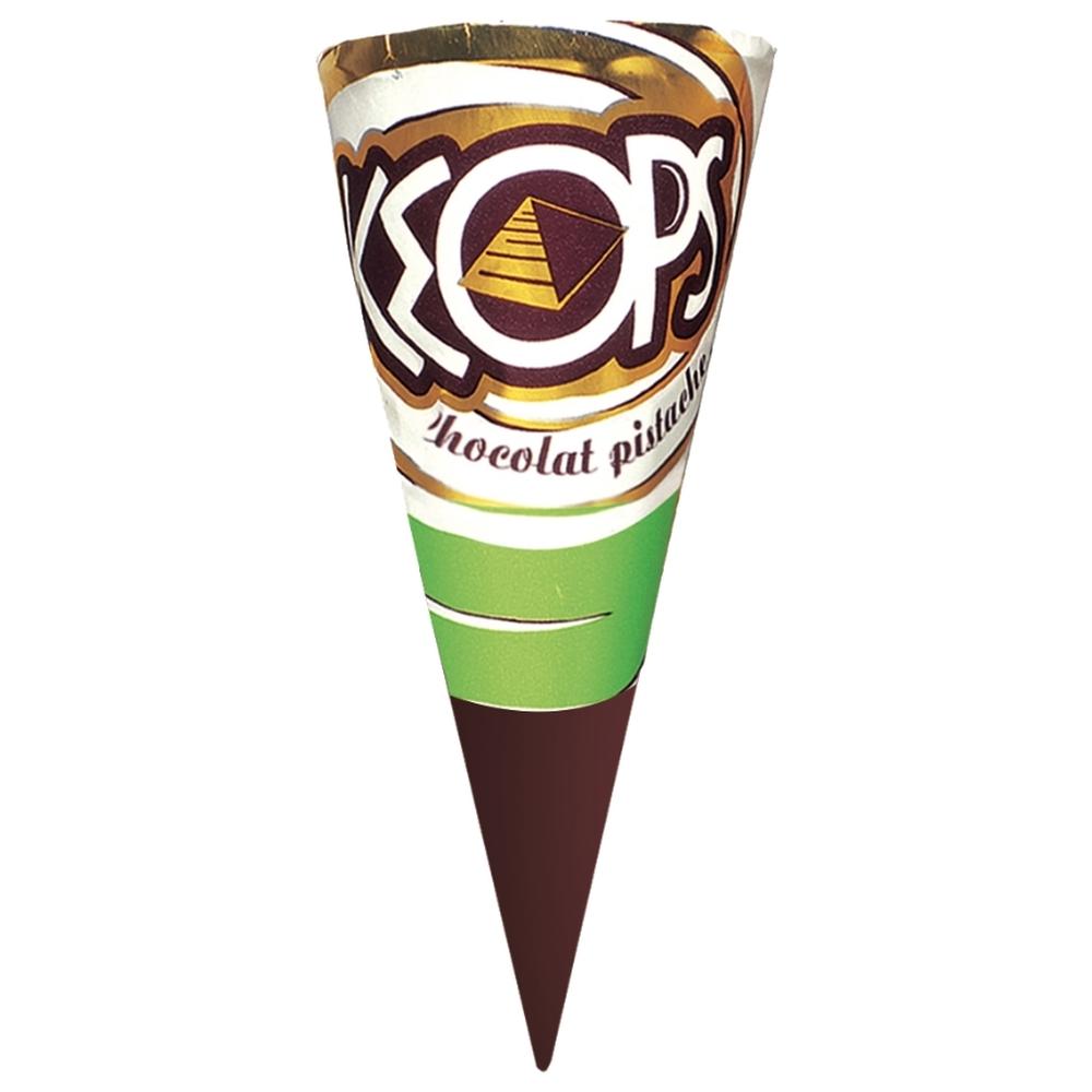 Cornet Glace Chocolat Pistache Pingouin 1 unité