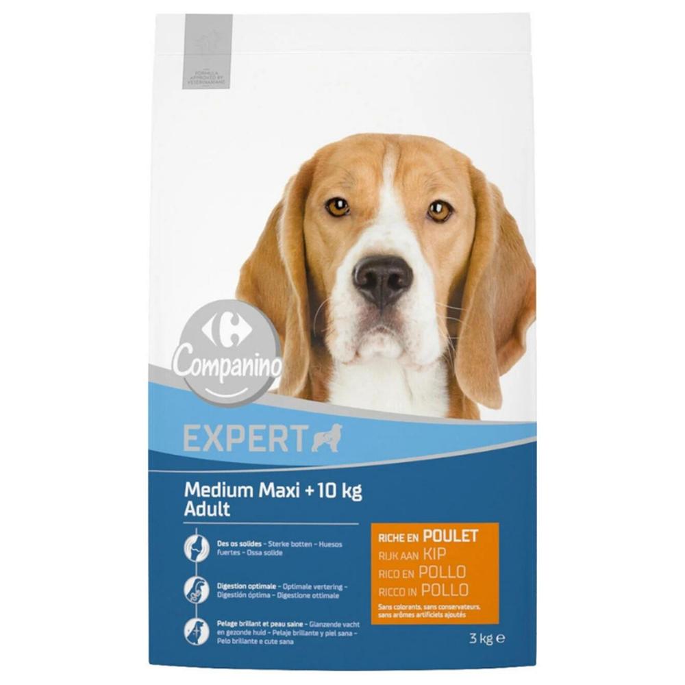 Croquettes pour Chien Adulte Carrefour Companino 3kg