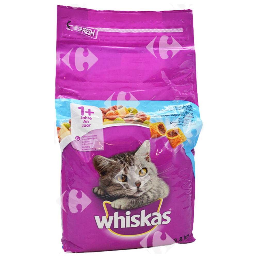 Croquettes au Thon pour Chats Adultes Whiskas 3,8Kg