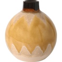 Vase Kasa en Céramique Dégradé Jaune 16,5cm