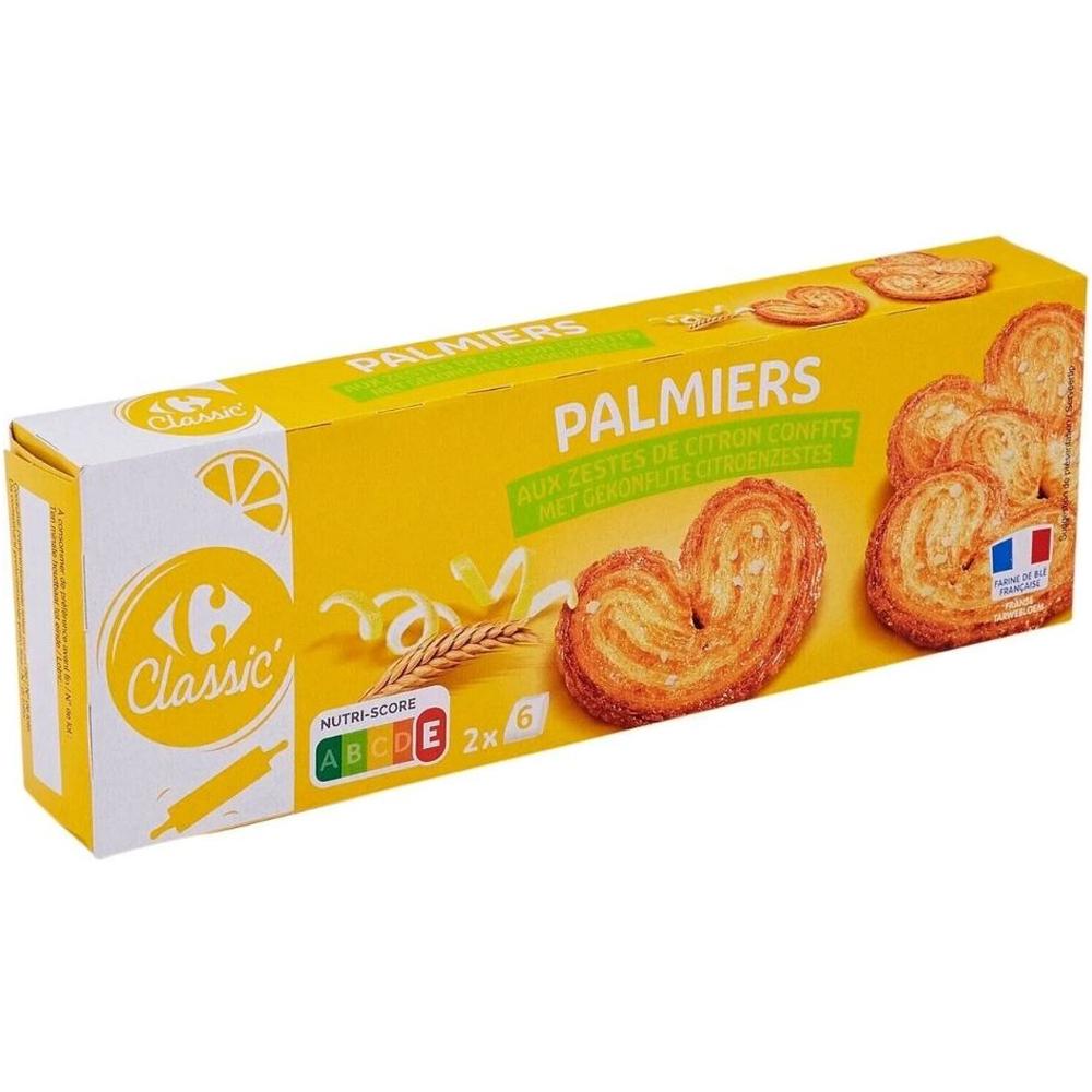 [713231] Palmiers au Citron Carrefour 100g