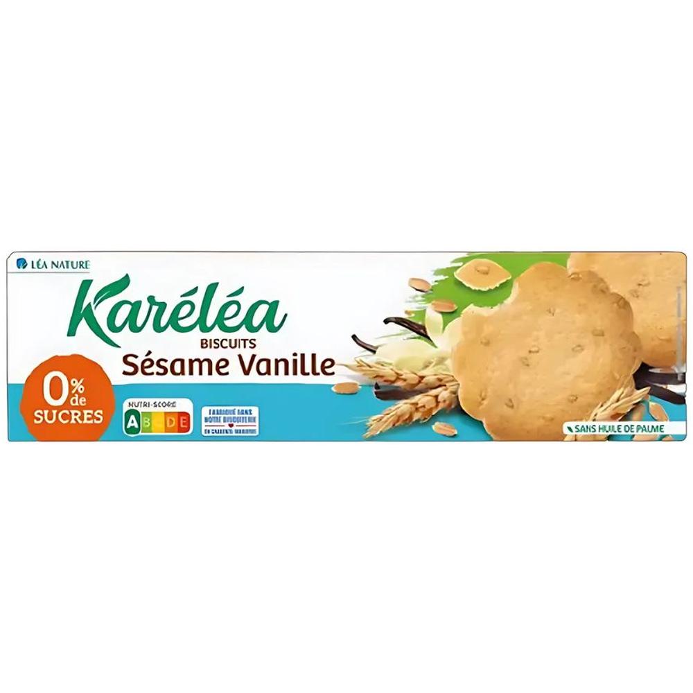 [724249] Biscuits Sésame Vanille Sans Sucre Karéléa 132g