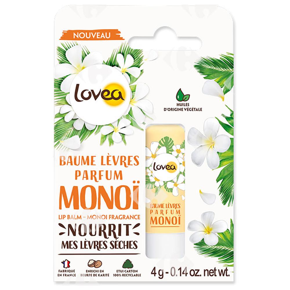 Baume à lèvres Monoi Lovea 1 unité