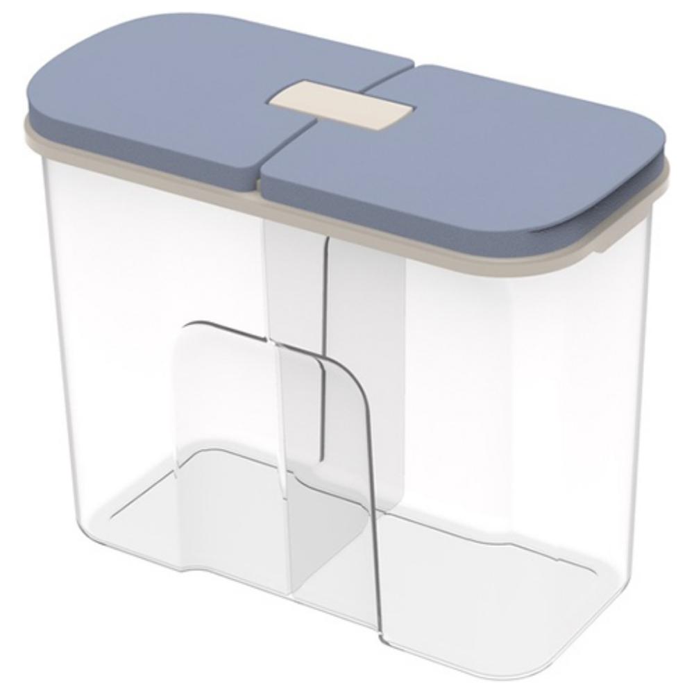 [709653] Contenant Rectangulaire pour Aliments Secs Luna 2 Pièces 2,1L