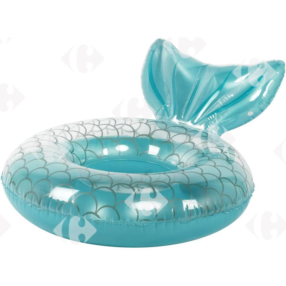 Bouée Gonflable Sirène Carrefour 102x49x91cm
