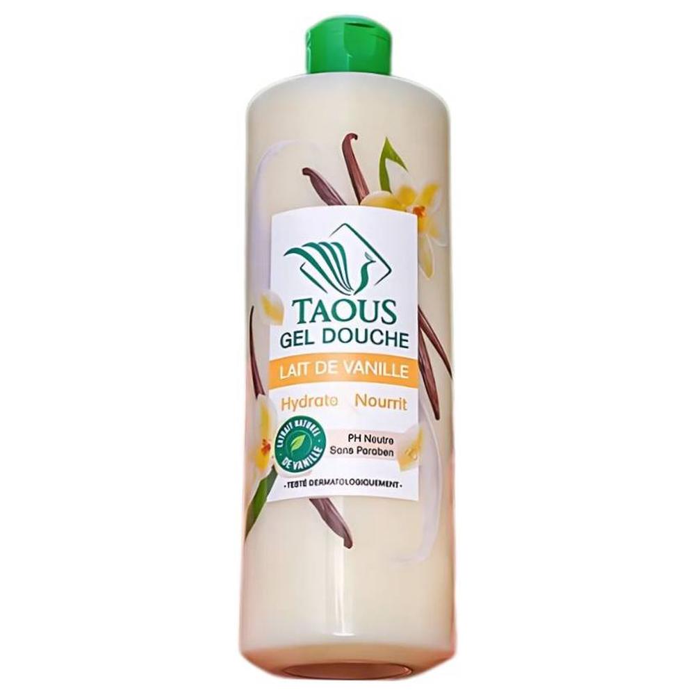 [722317] Gel Douche Lait Vanille Taous 650ml