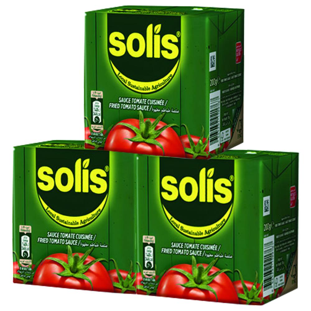 [718205] Pack Tomate Frito Solís 200g 3 unités