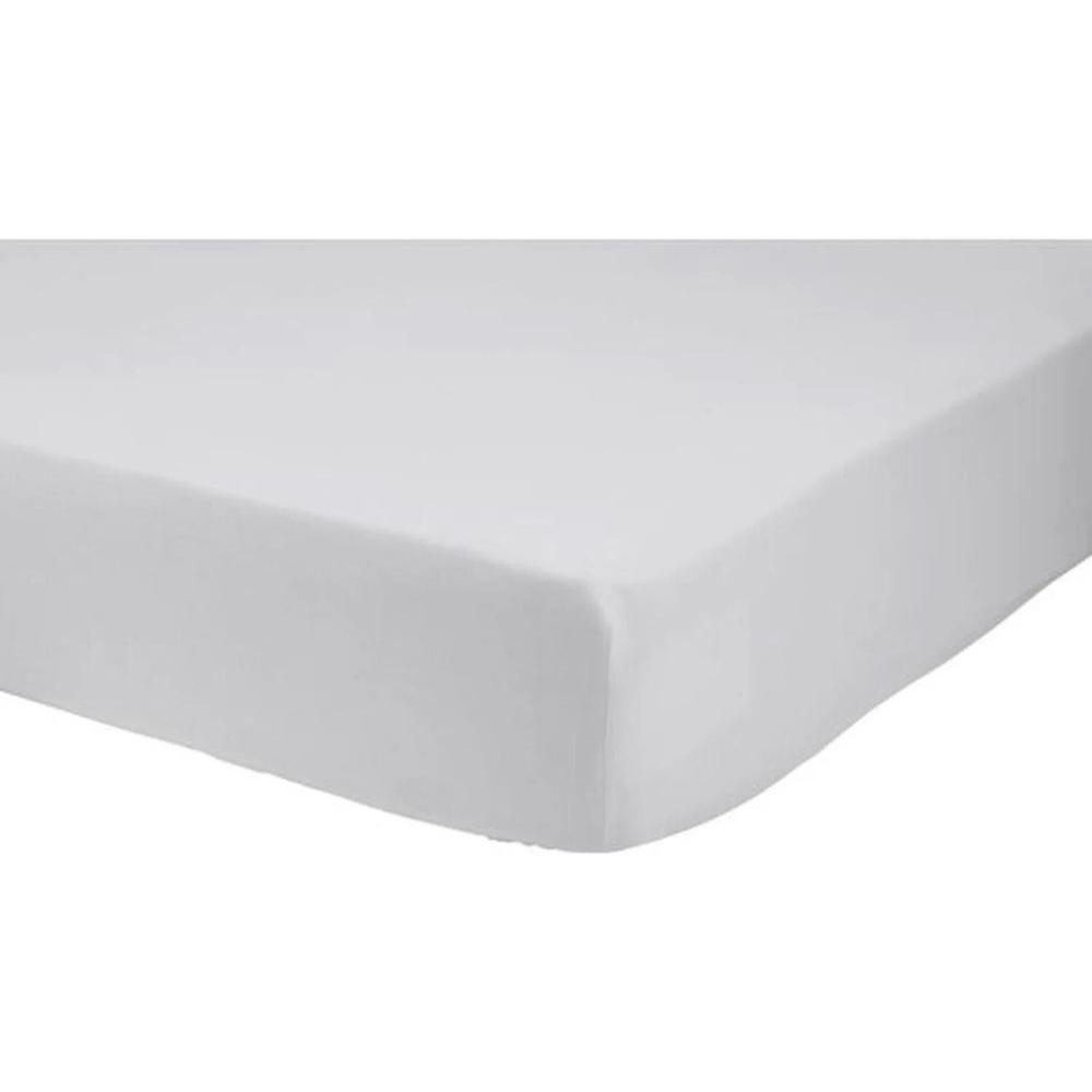 [569612] Drap Housse Blanc Tex Home 160x200 cm